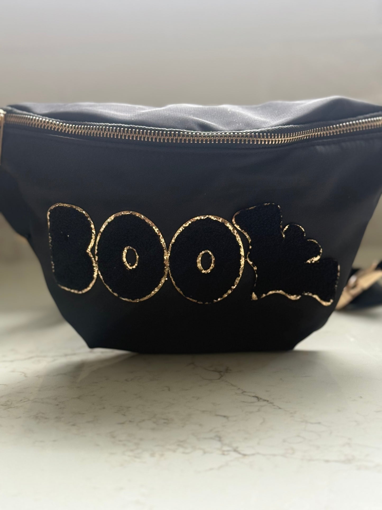 Magical Halloween Mickey Bat SEWN ON PATCH Jumbo Fanny Pack