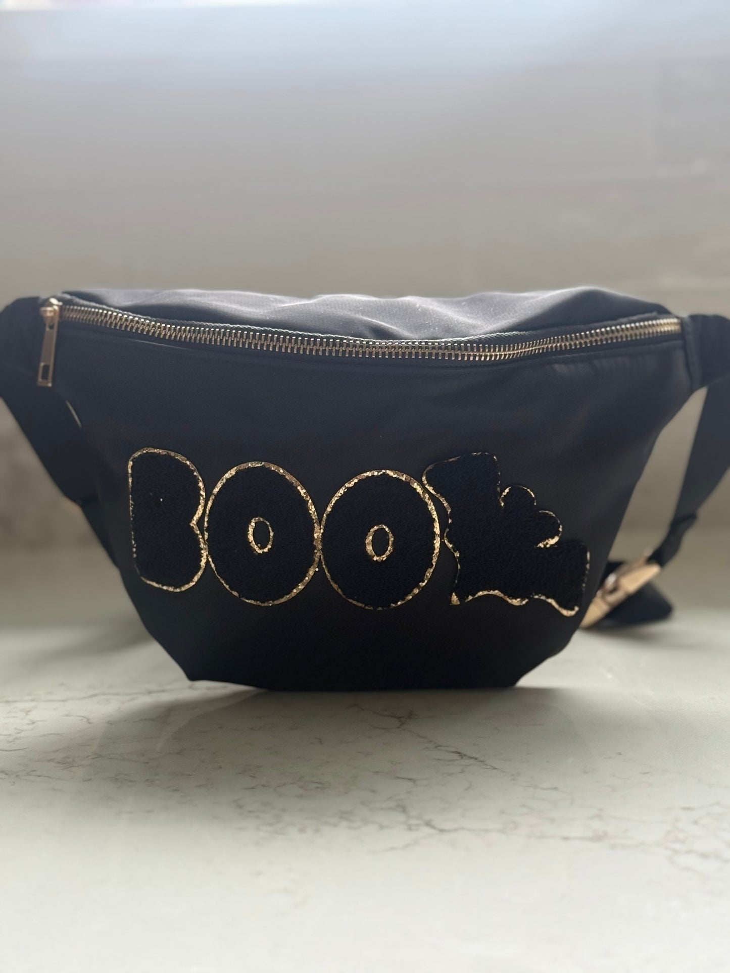 Magical Halloween Mickey Bat SEWN ON PATCH Jumbo Fanny Pack