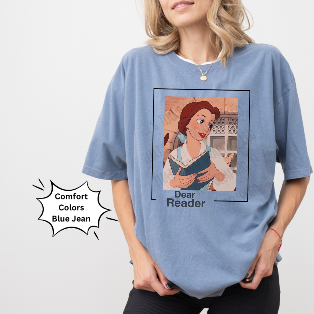 Dear Reader Rose Princess Shirt
