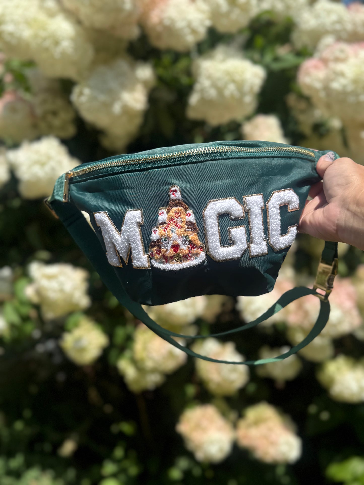 PREORDER Magical Gingerbread Castle Patch Jumbo Fanny Pack *SHIPS END OF OCTOBER*