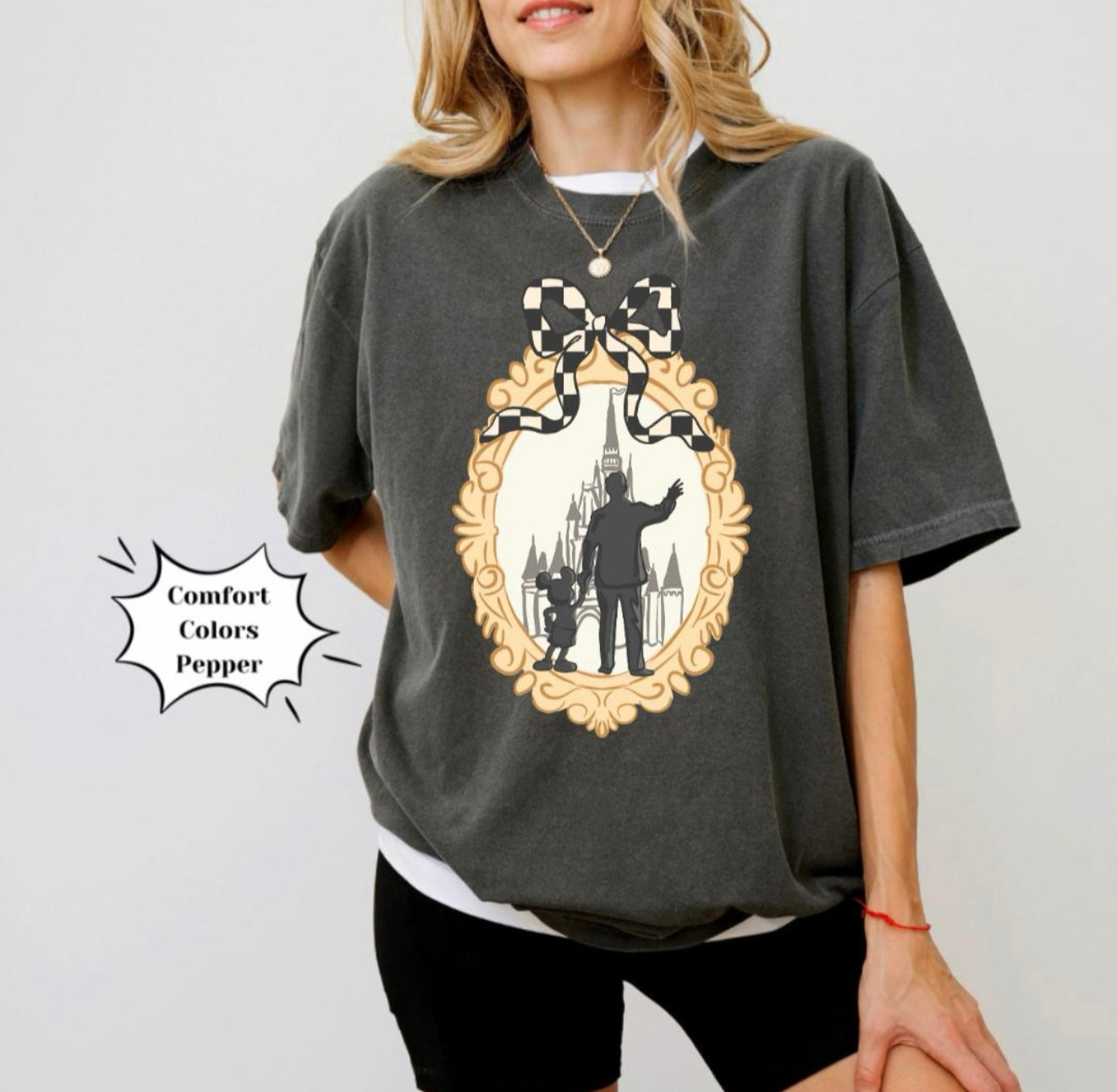 Magical Coquette Walt & Mouse Besties Neutral Shirt