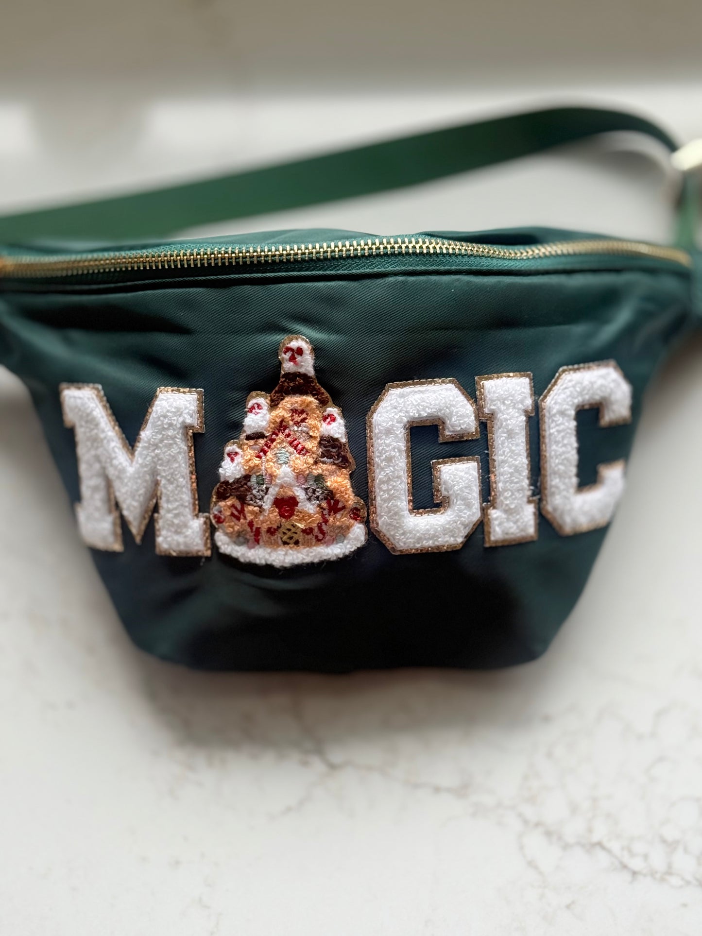 PREORDER Magical Gingerbread Castle Patch Jumbo Fanny Pack *SHIPS END OF OCTOBER*