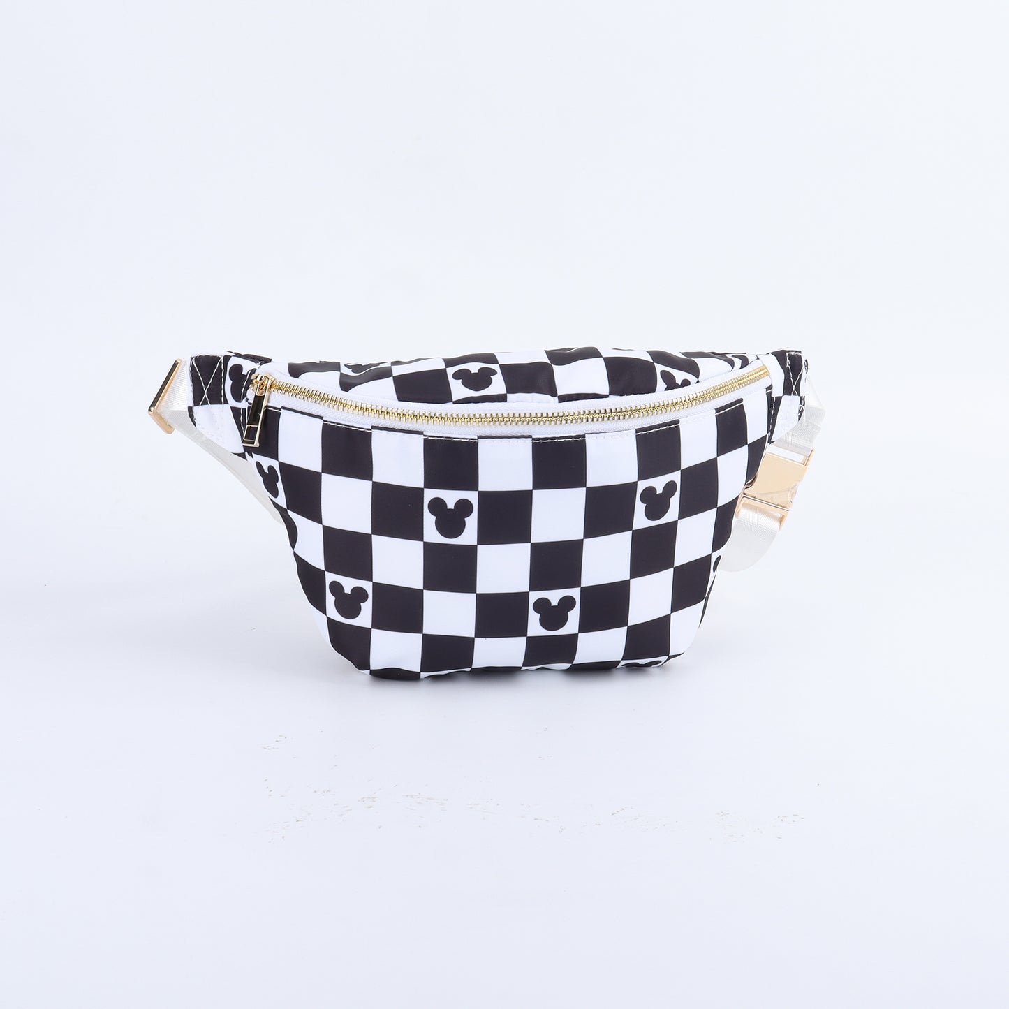 Magical Mouse Black Checkered Jumbo Fanny Pack