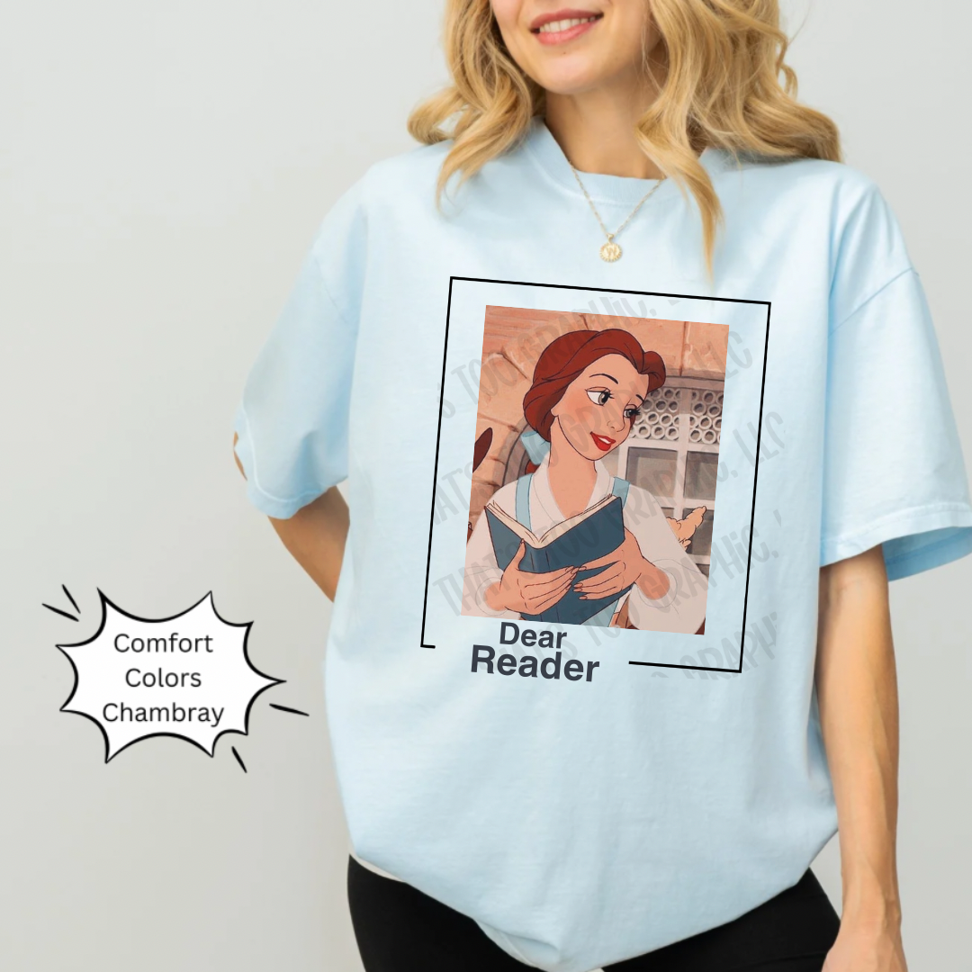 Dear Reader Rose Princess Shirt