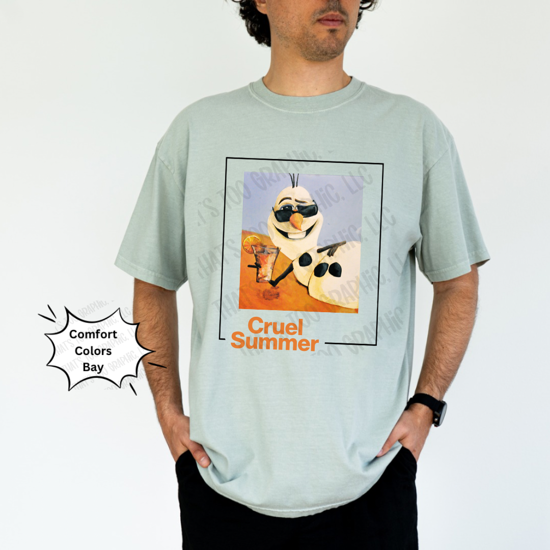 Youth Frozen Snowman Shirt