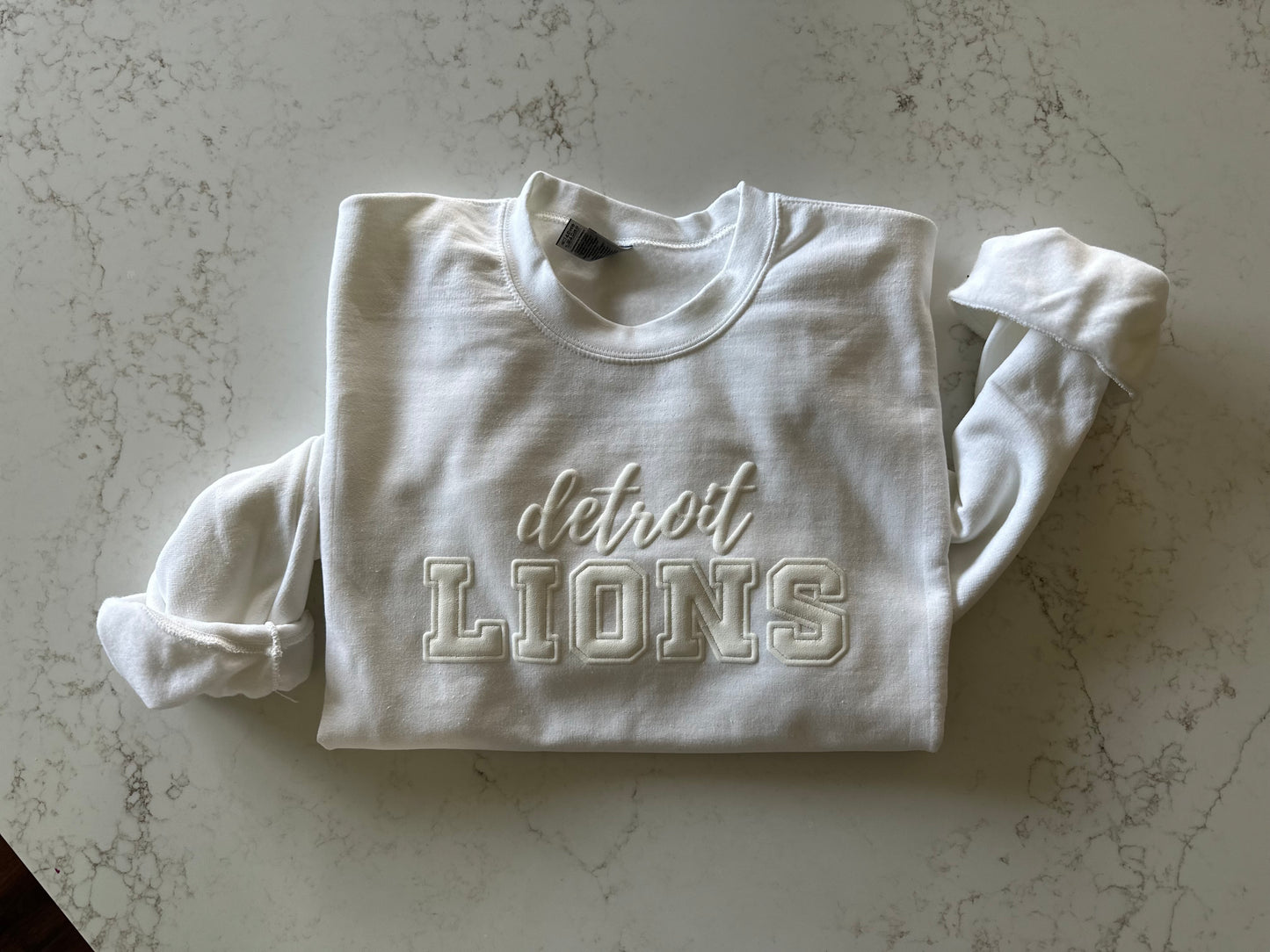 Detroit Lions Puff Sweatshirt