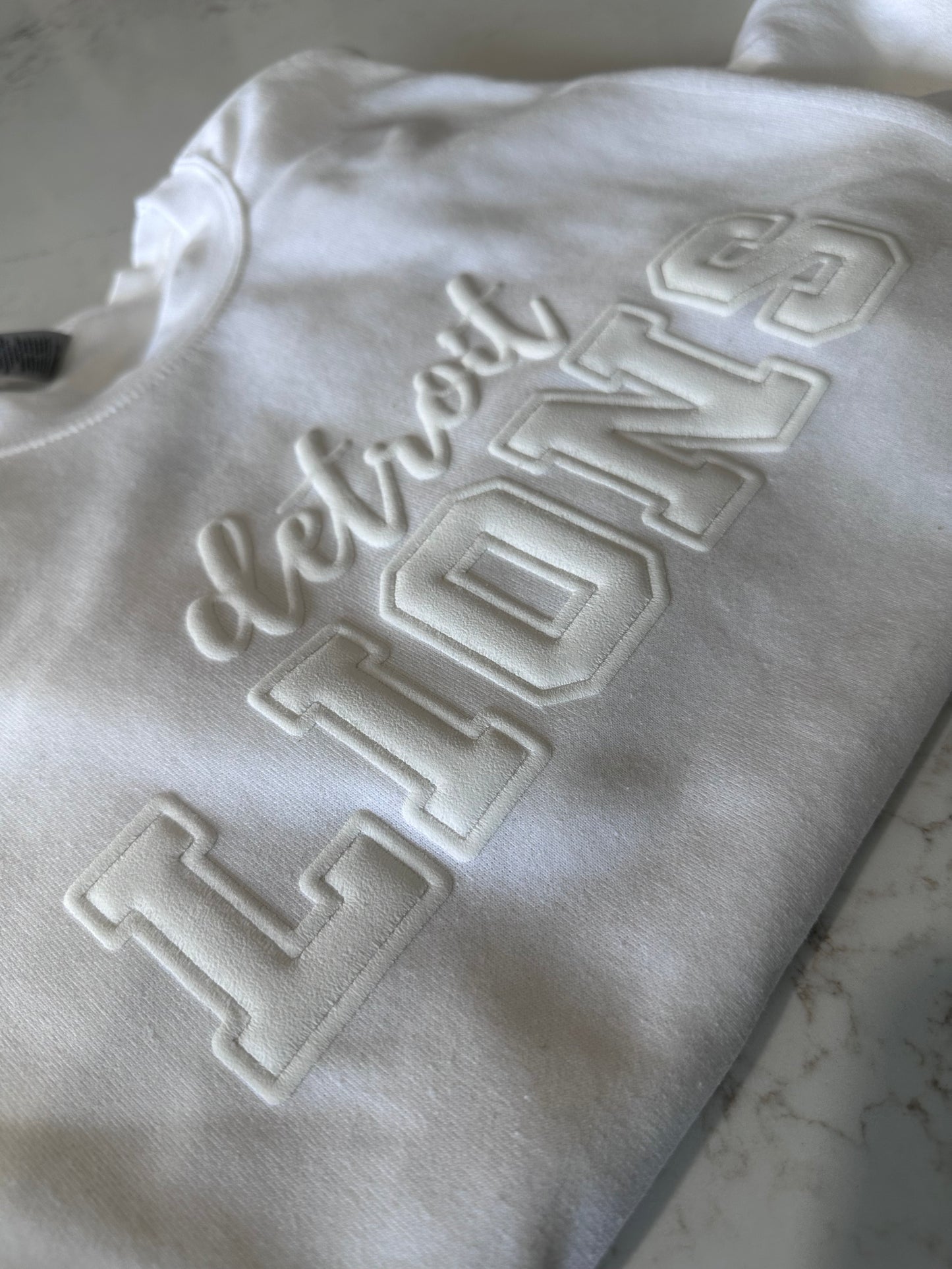 Detroit Lions Puff Sweatshirt