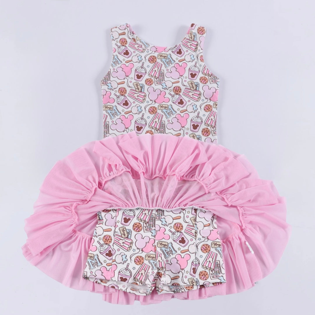 PREORDER Magical Park Snacks Girls Tutu Athletic Set *SHIPS MID NOVEMBER*