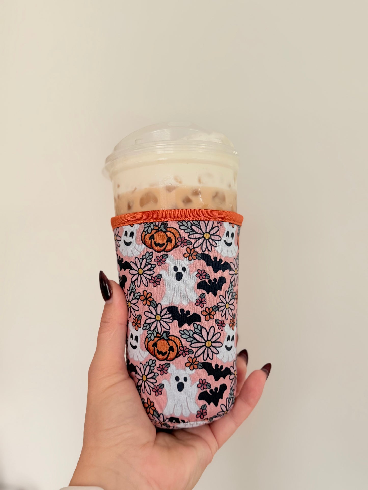 Magical Bloom & Boo Coffee Sleeve