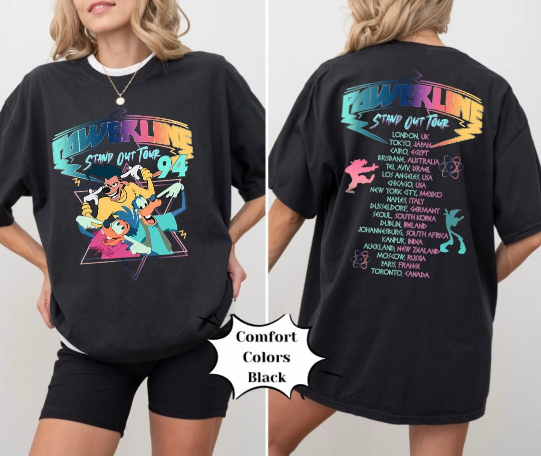 Retro 90s Goof Movie Powerline Shirt