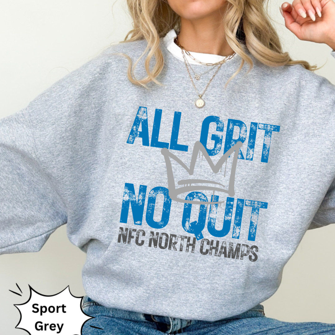 All Grit No Quit Detroit Lions NFC Champs