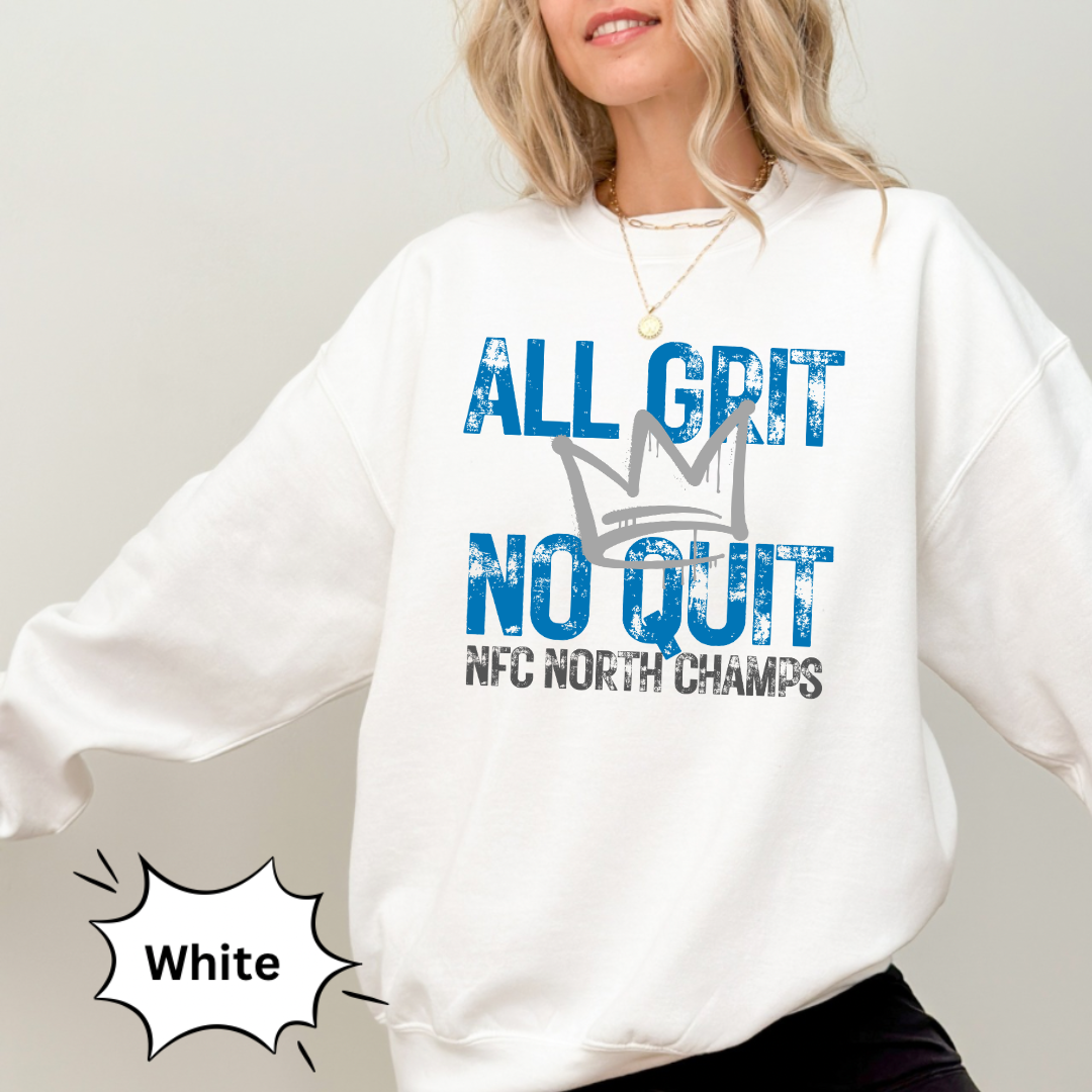 All Grit No Quit Detroit Lions NFC Champs