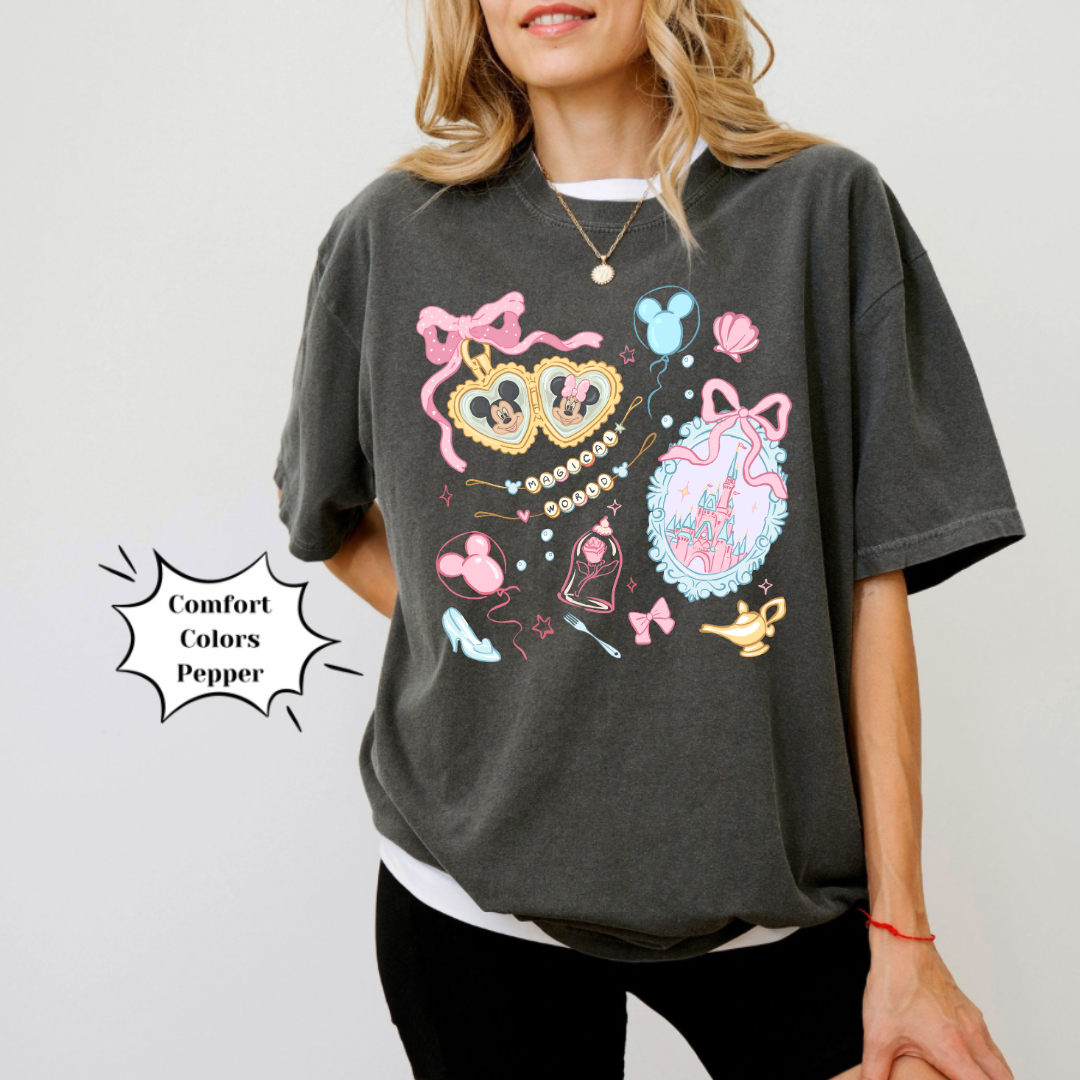 Coquette Magical Mouse Couple Shirt