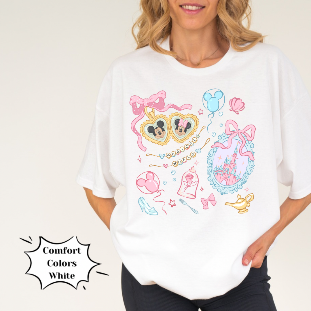 Coquette Magical Mouse Couple Shirt