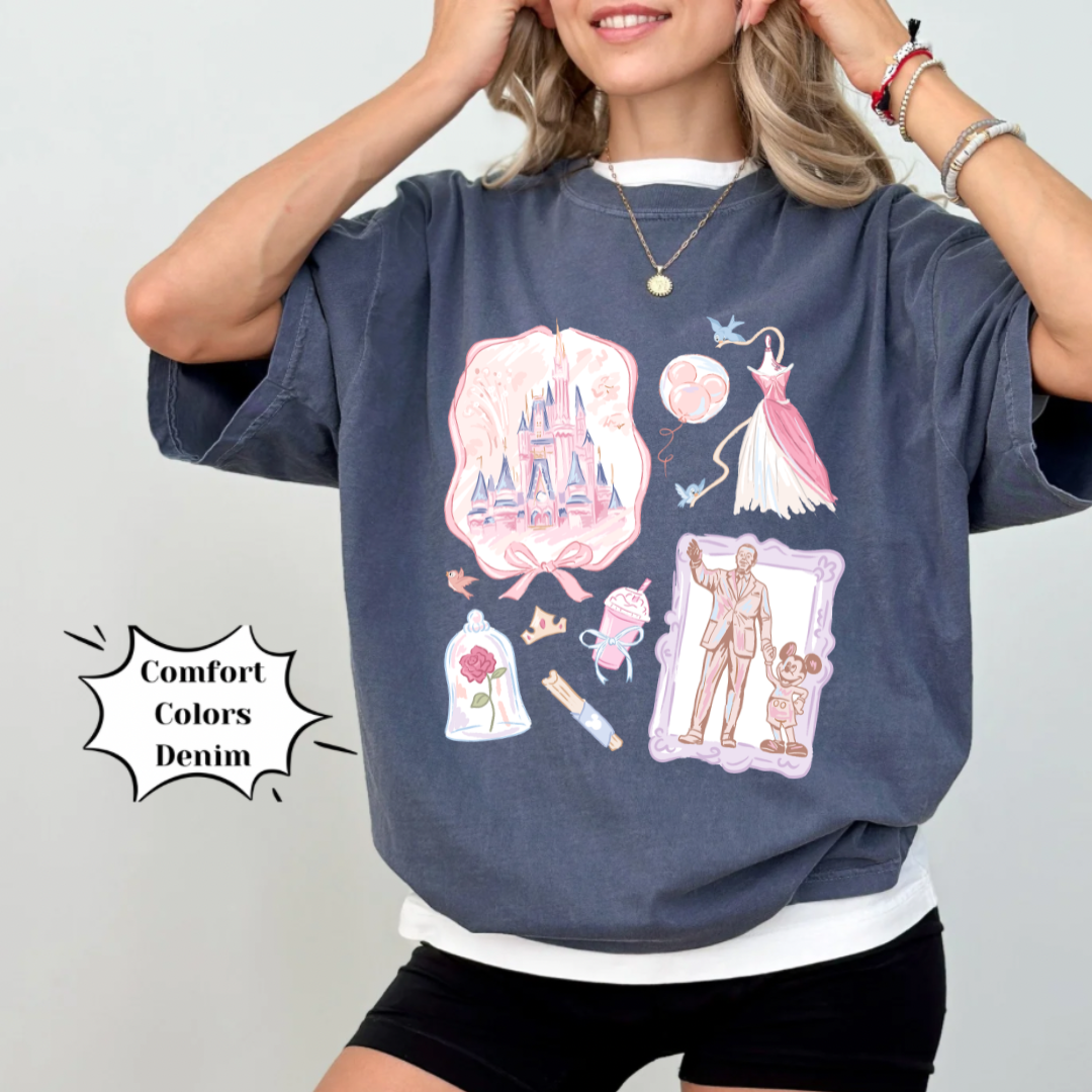 Magical Coquette Castle Park Shirt
