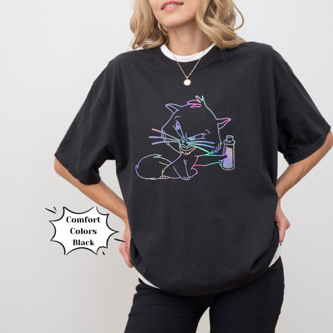 Magical Yzma Cat Outline Shirt