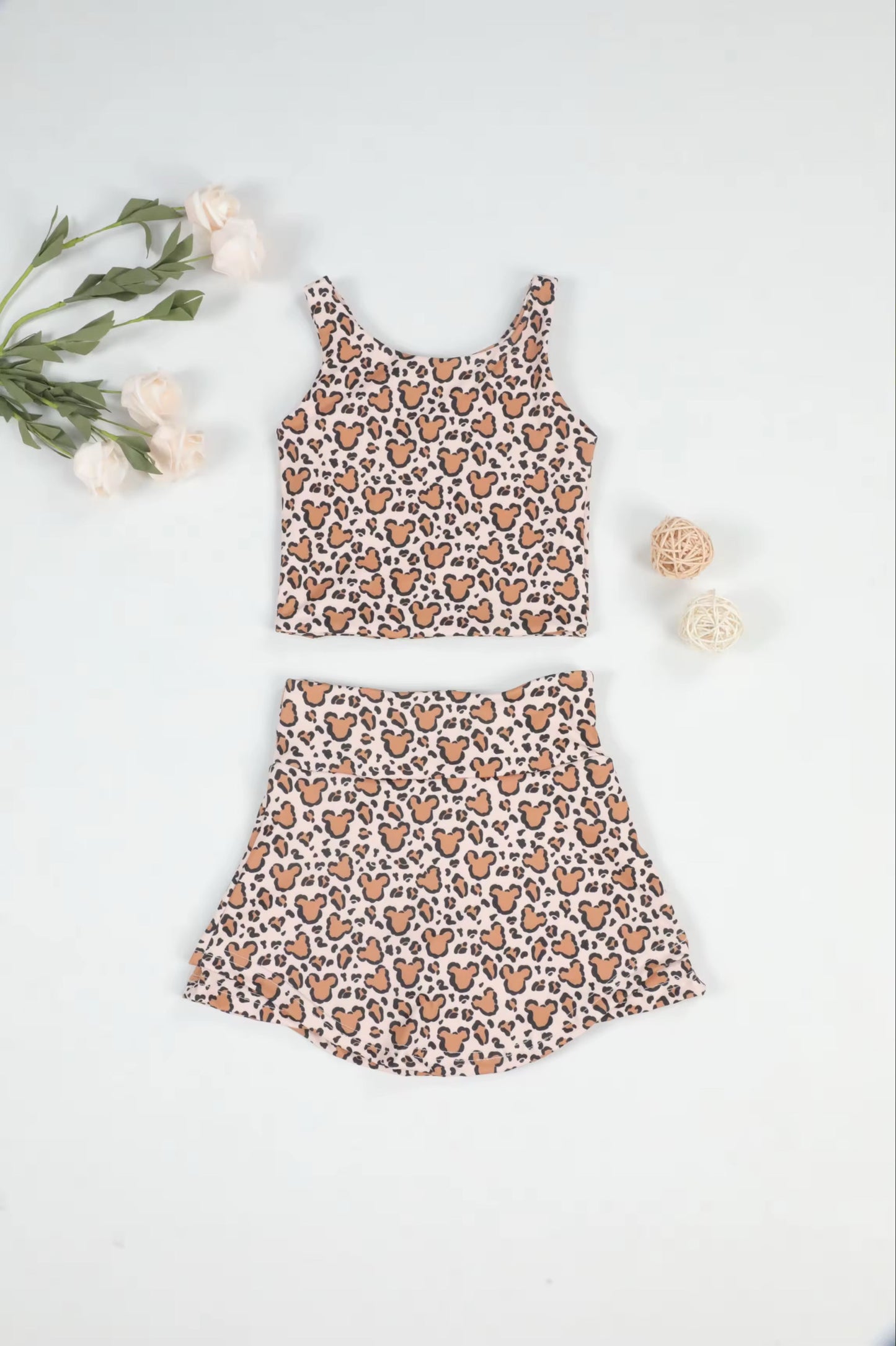 Magical Mouse Animal Print Youth & Adult Activewear Set