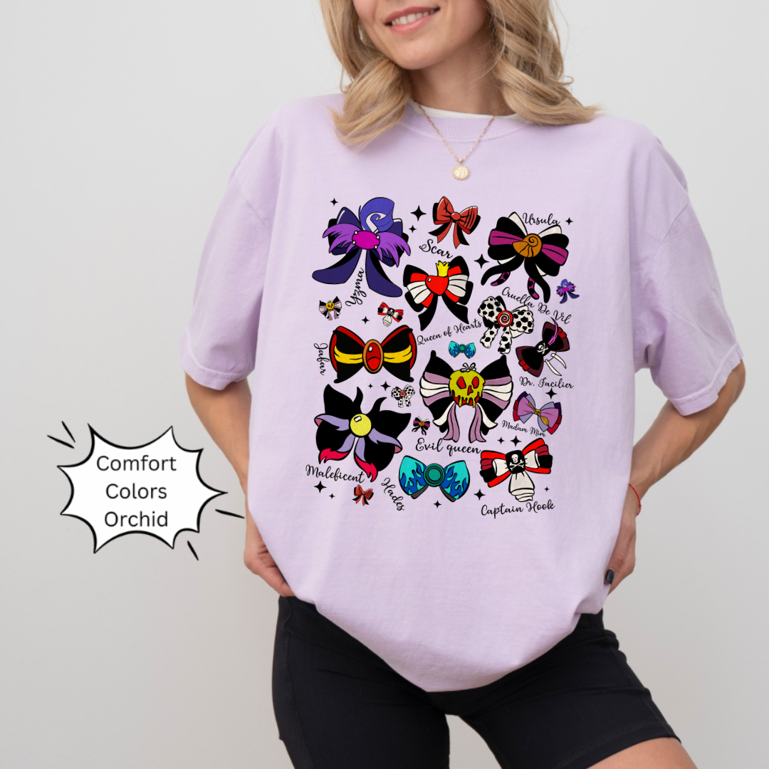 Magical Villains Coquette Bows Shirt