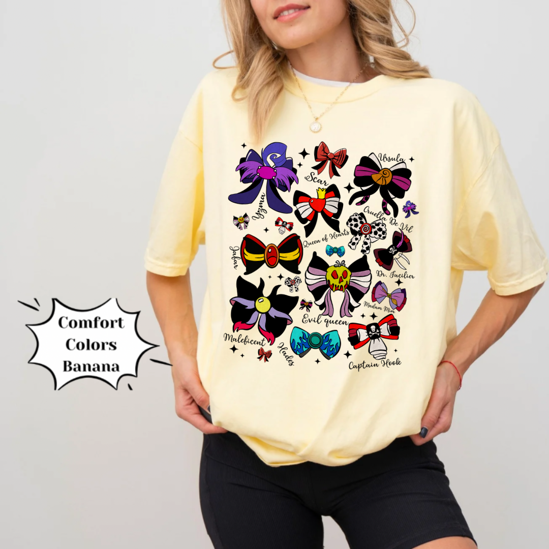 Magical Villains Coquette Bows Shirt