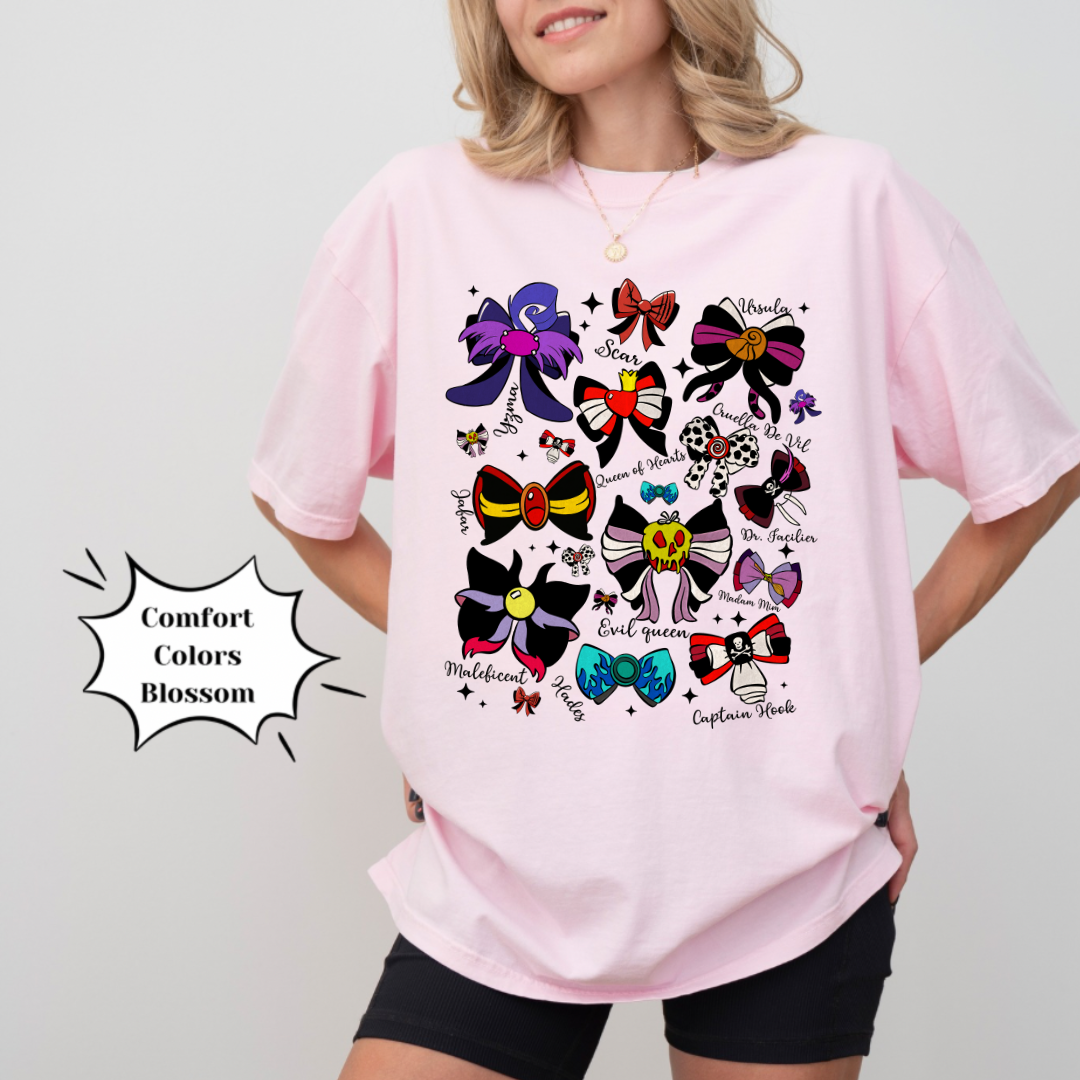 Magical Villains Coquette Bows Shirt