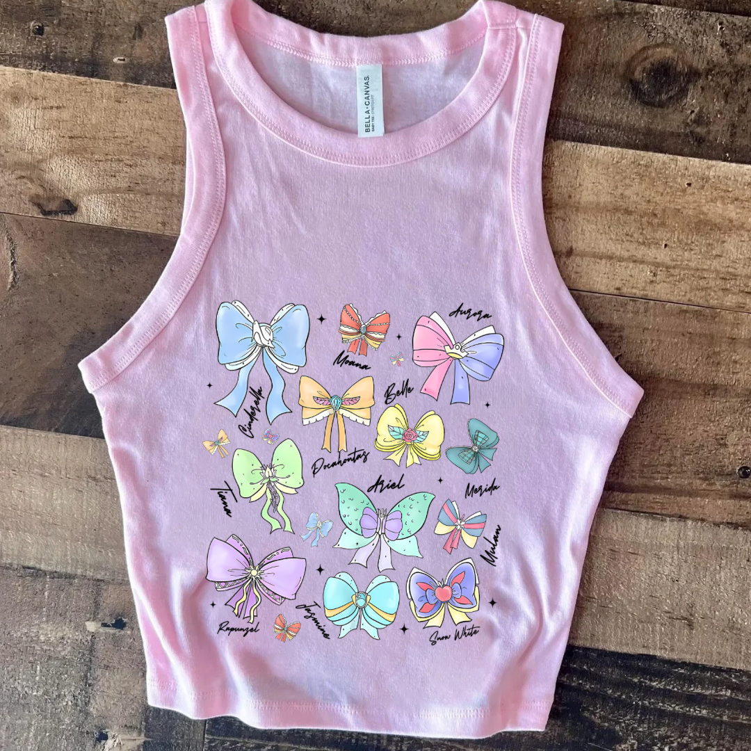 Magical Princess Bow Coquette Crop