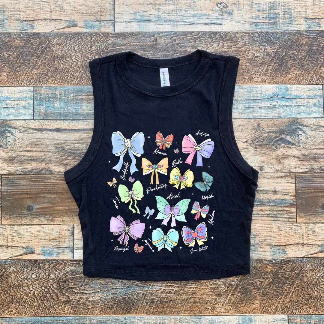 Magical Princess Bow Coquette Crop