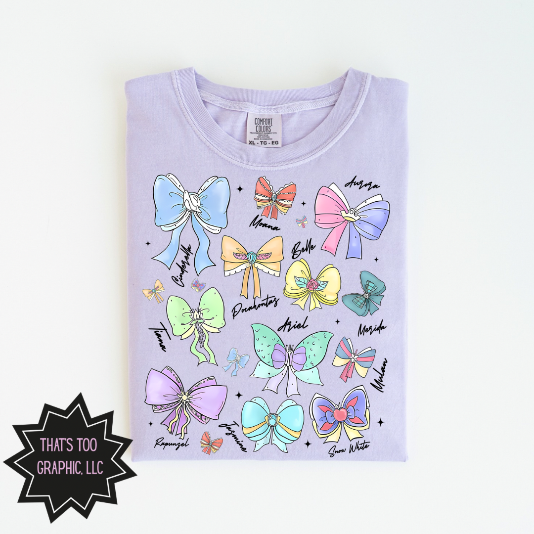 Magical Princess Coquette Bows Shirt