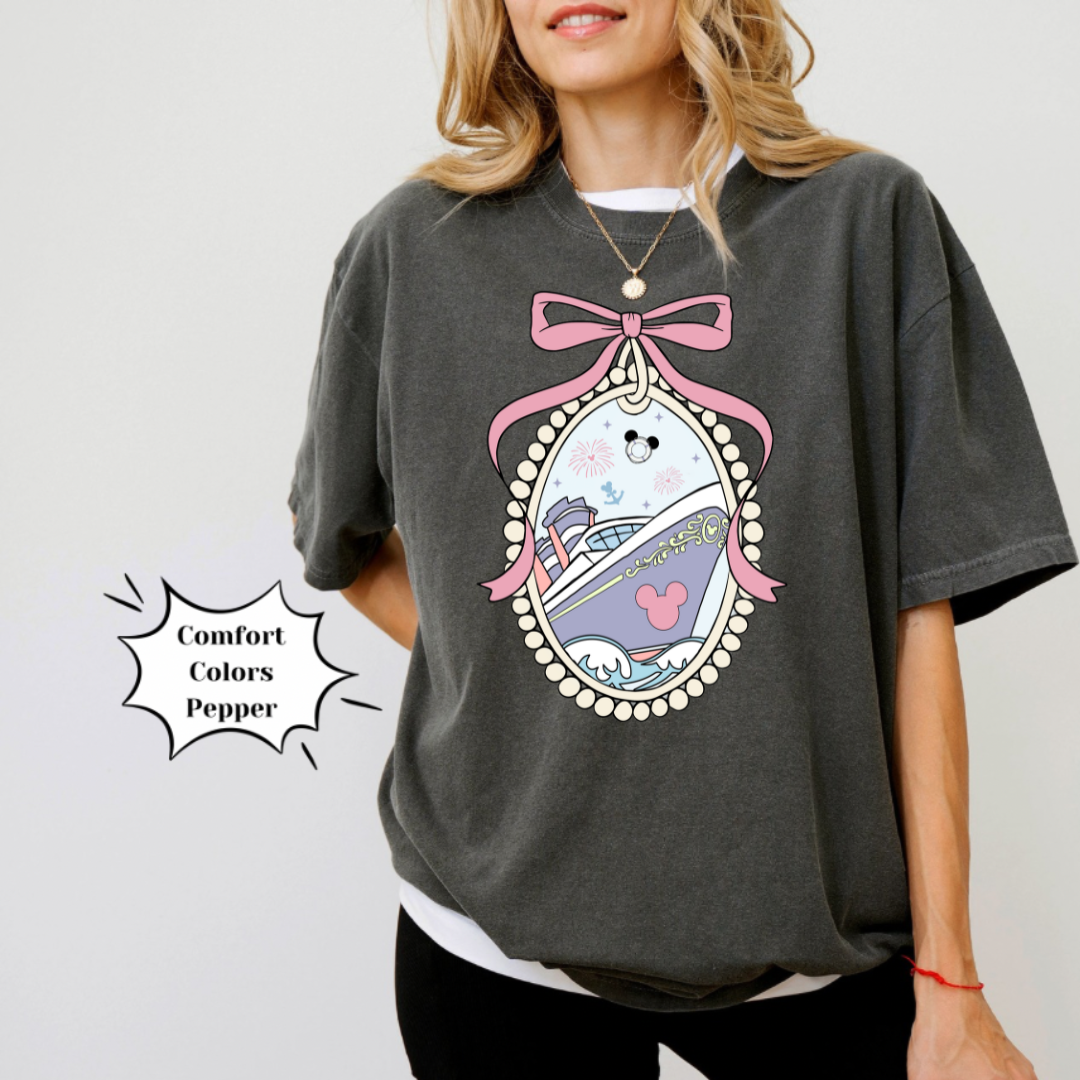 Magical Cruise Line Coquette Frame Shirt