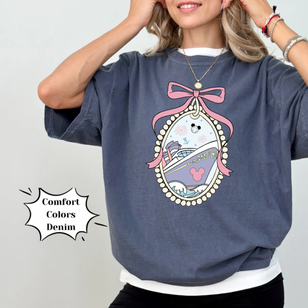 Magical Cruise Line Coquette Frame Shirt