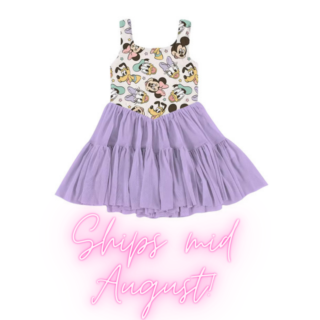 Magical Mouse Friends Tutu Dress *SHIPS MID AUGUST*