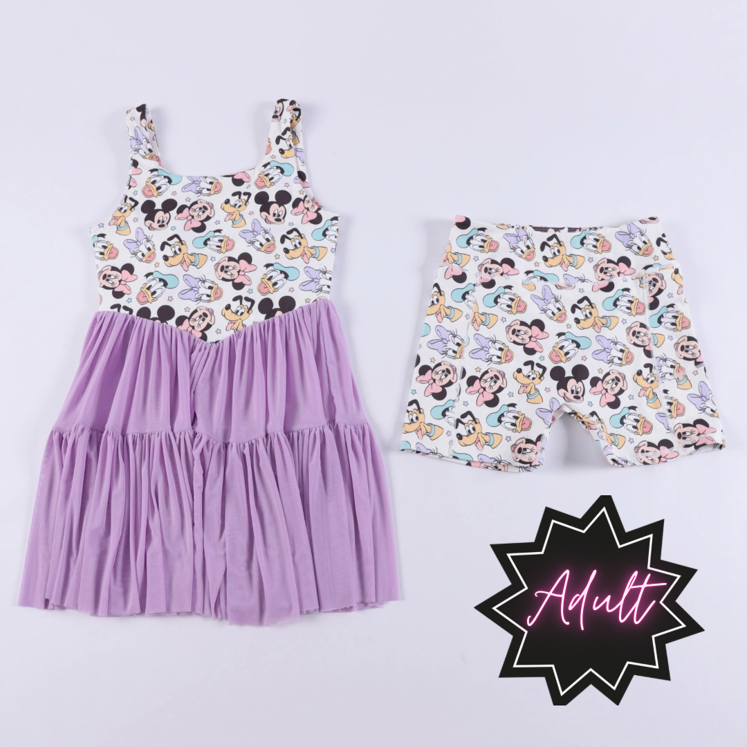 Magical Mouse Friends Tutu Dress