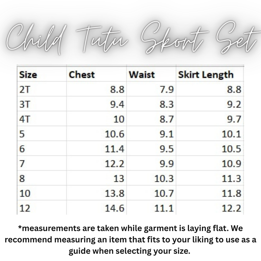 Magical Snacks Girls Tutu Athletic Set
