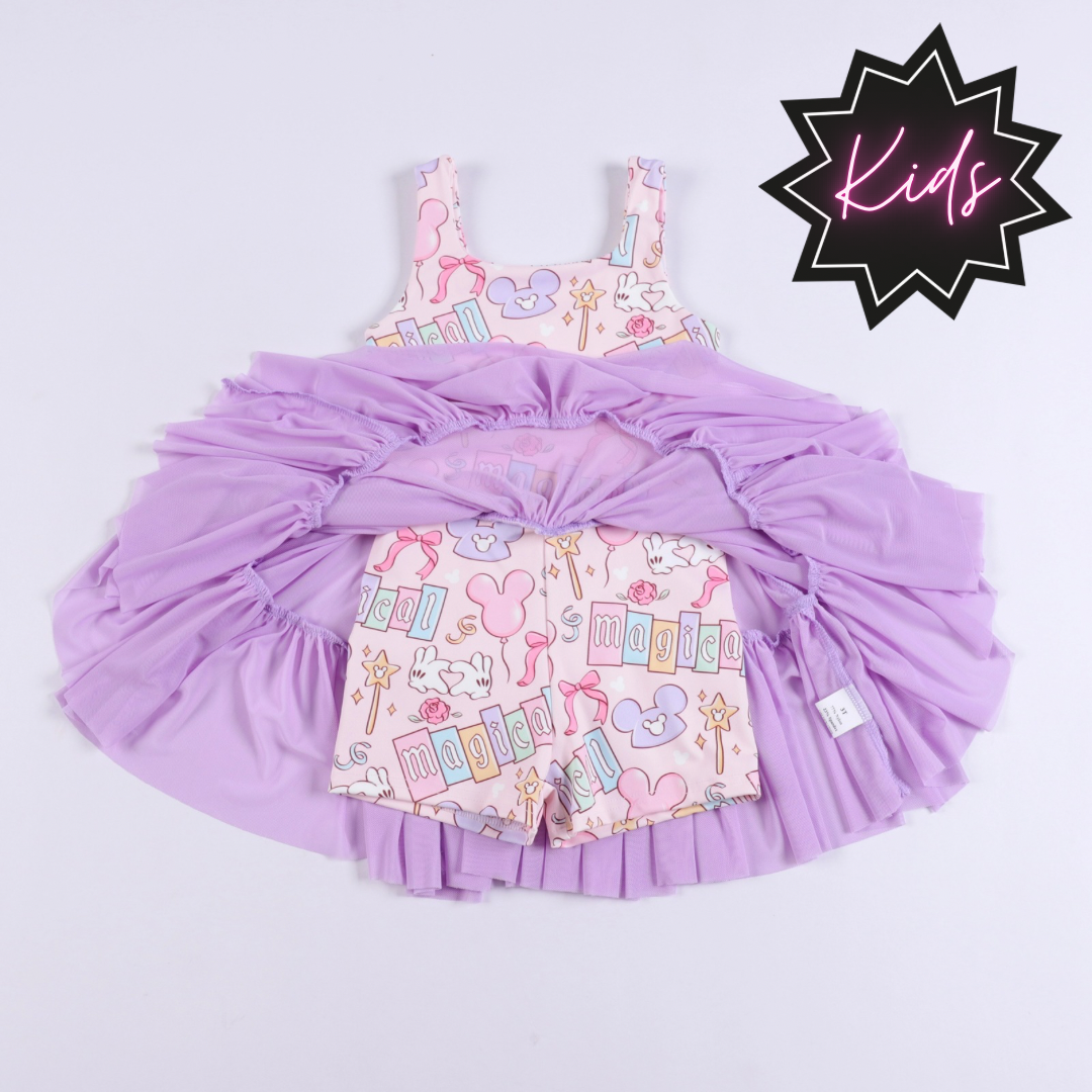 Magical Park Style Adult and Youth Twirl Tutu Active Dress