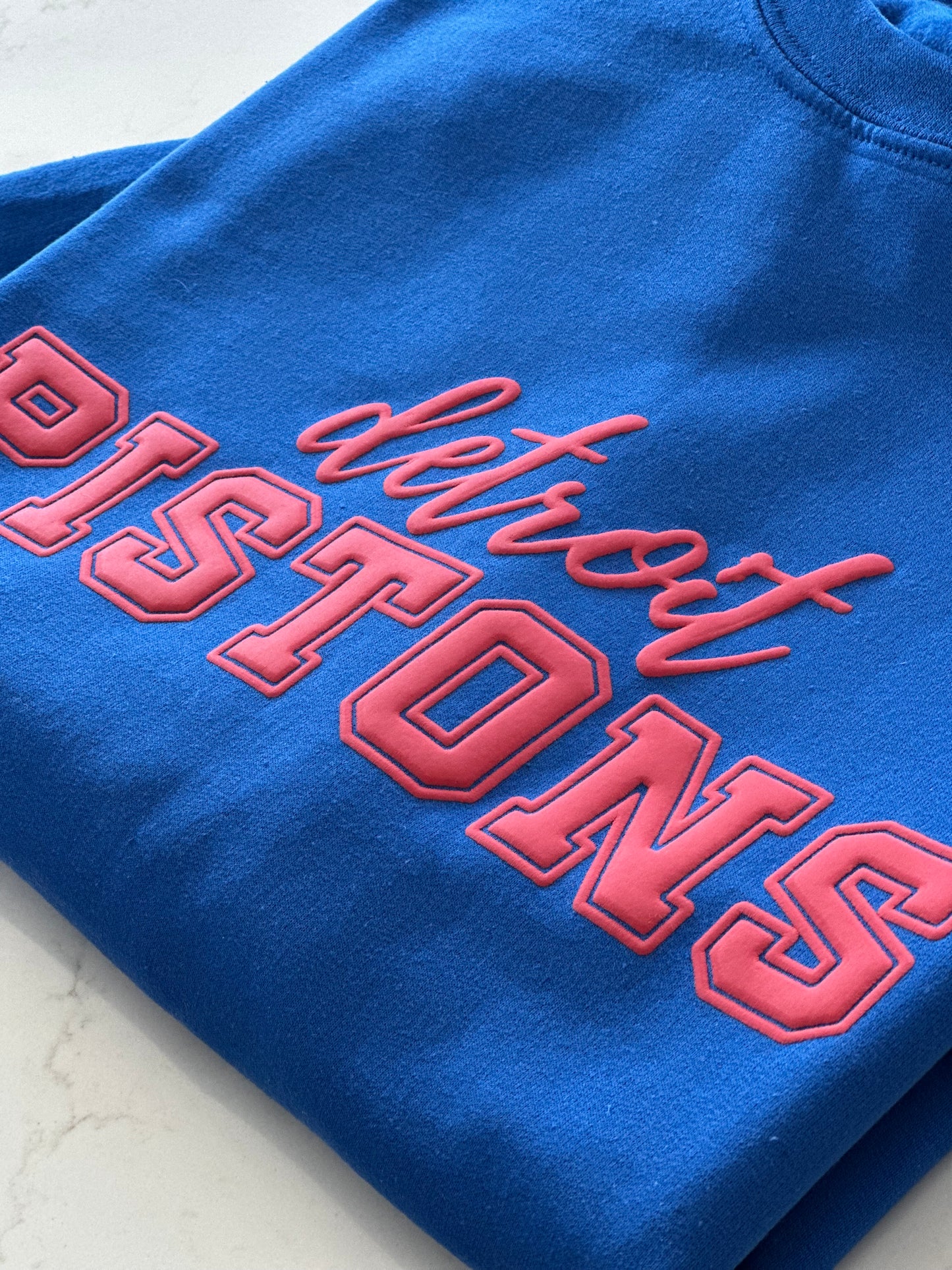 Detroit Pistons Puff Sweatshirt