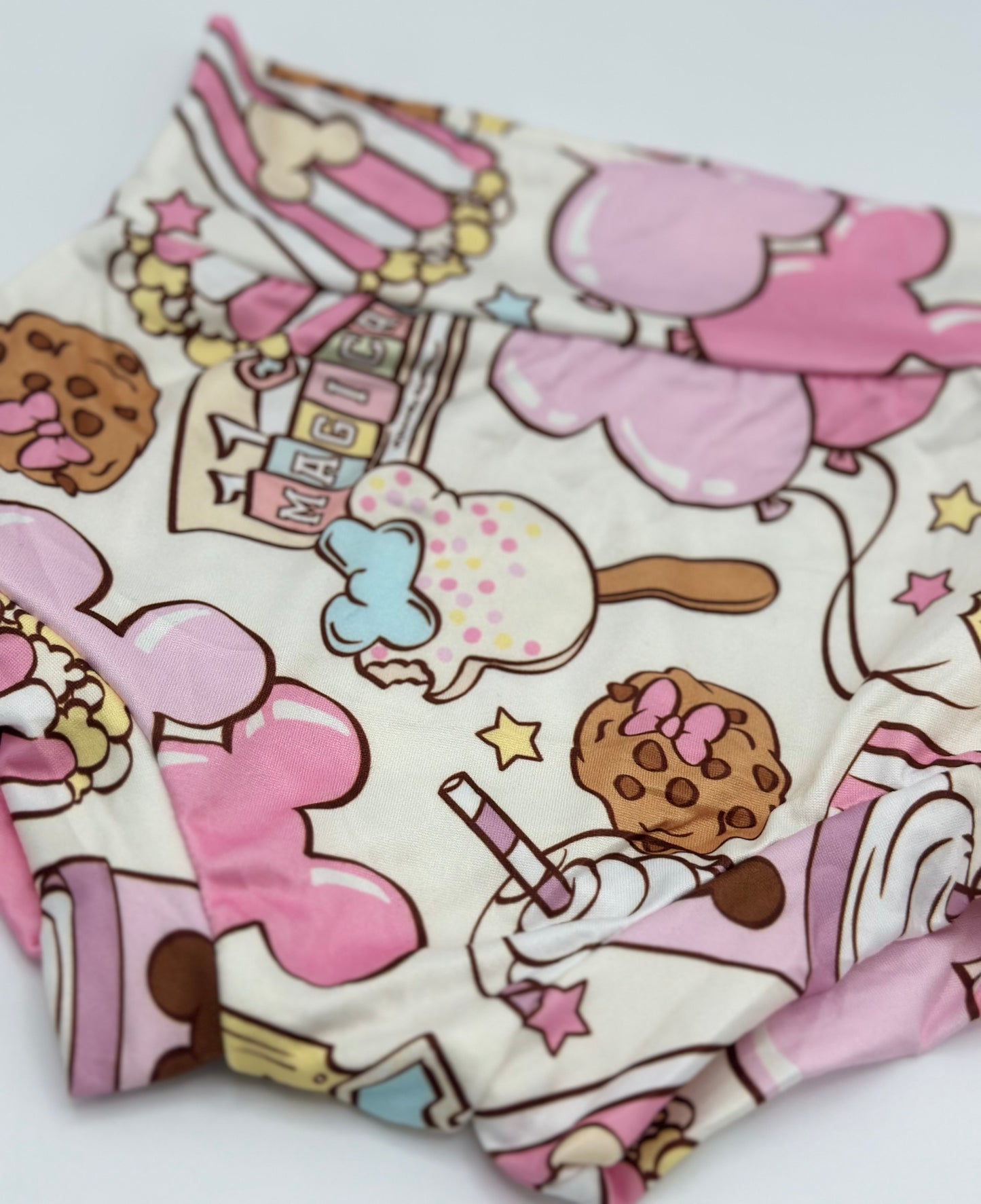 Magical Park Snacks Baby Bummies & Bow Set