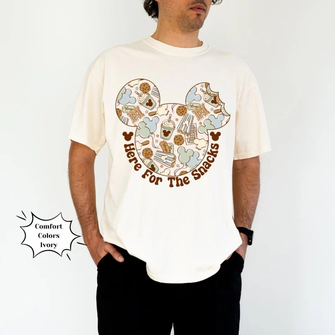 Here For The Snacks Magical Mouse Shirt