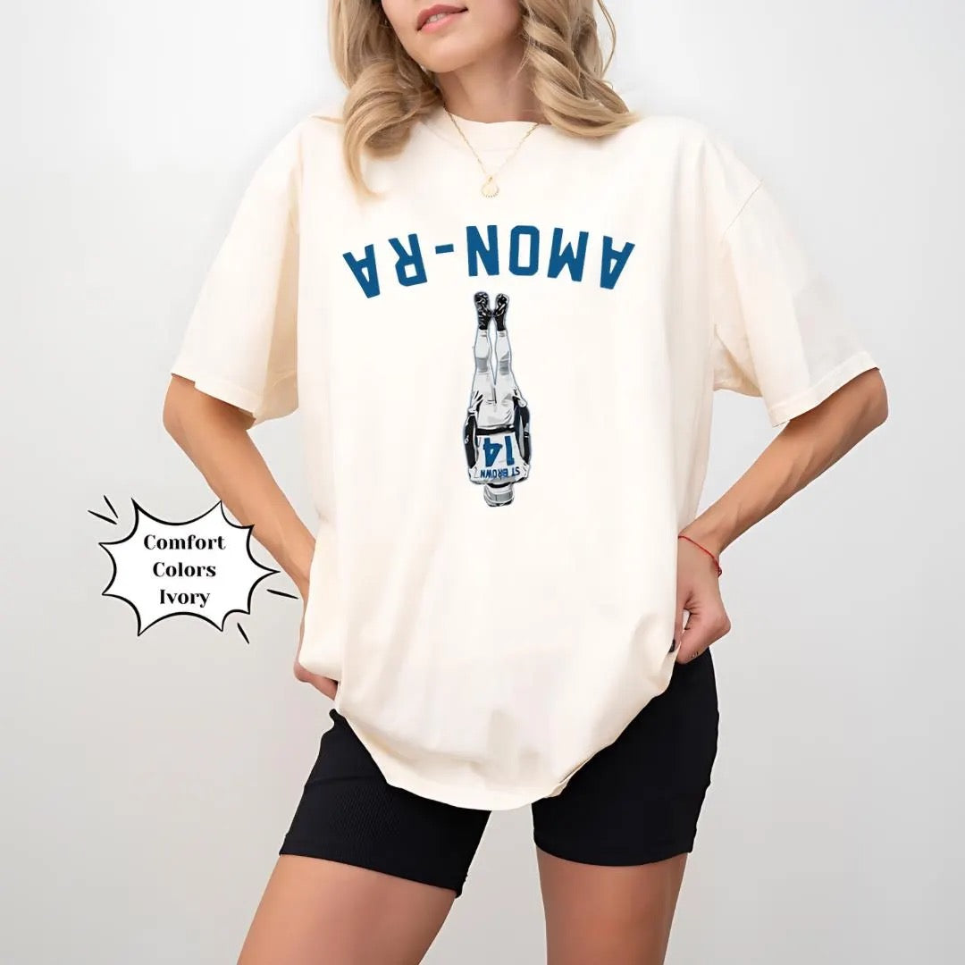 Lions Football Amon-Ra St. Brown Touchdown Shirt | Detroit Football Hoodie