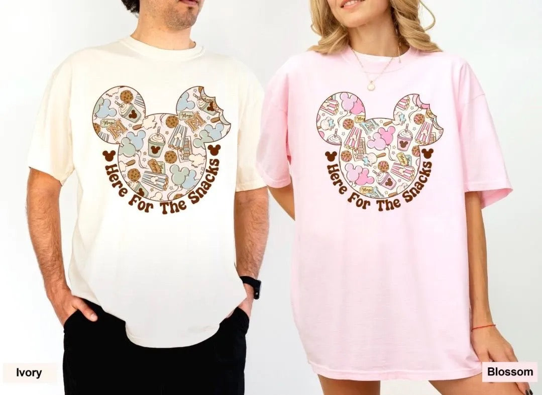 Here For The Snacks Magical Mouse Shirt