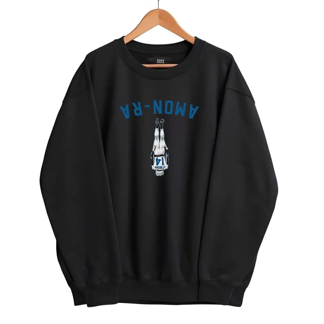 Lions Football Amon-Ra St. Brown Touchdown Shirt | Detroit Football Hoodie