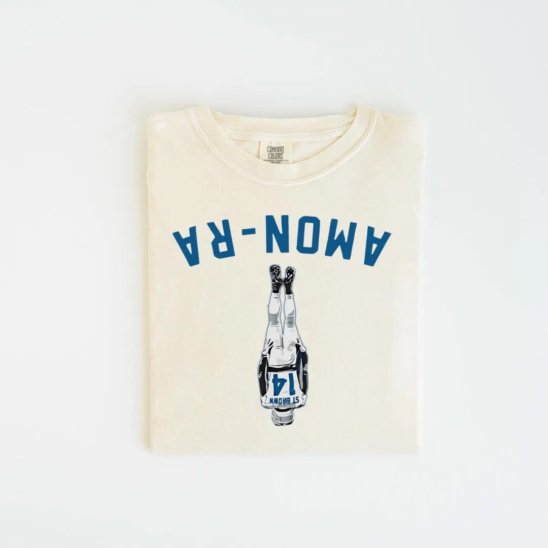 Lions Football Amon-Ra St. Brown Touchdown Shirt | Detroit Football Hoodie