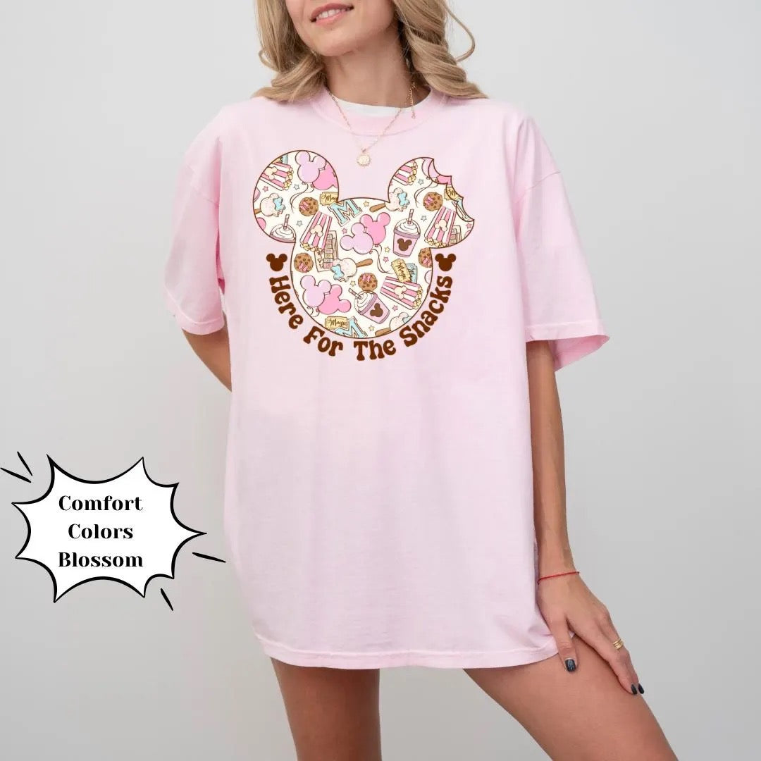 Here For The Snacks Magical Mouse Shirt