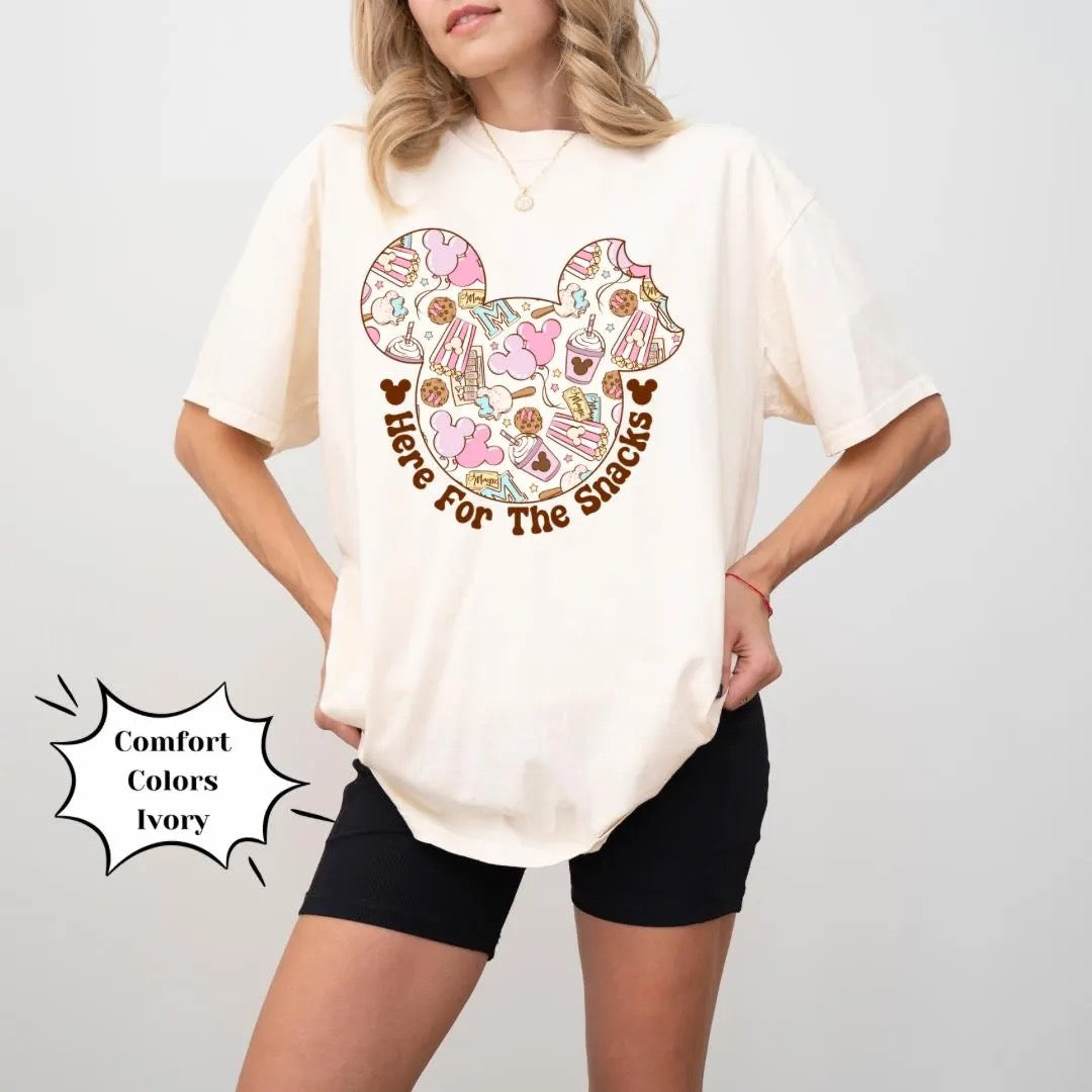 Here For The Snacks Magical Mouse Shirt