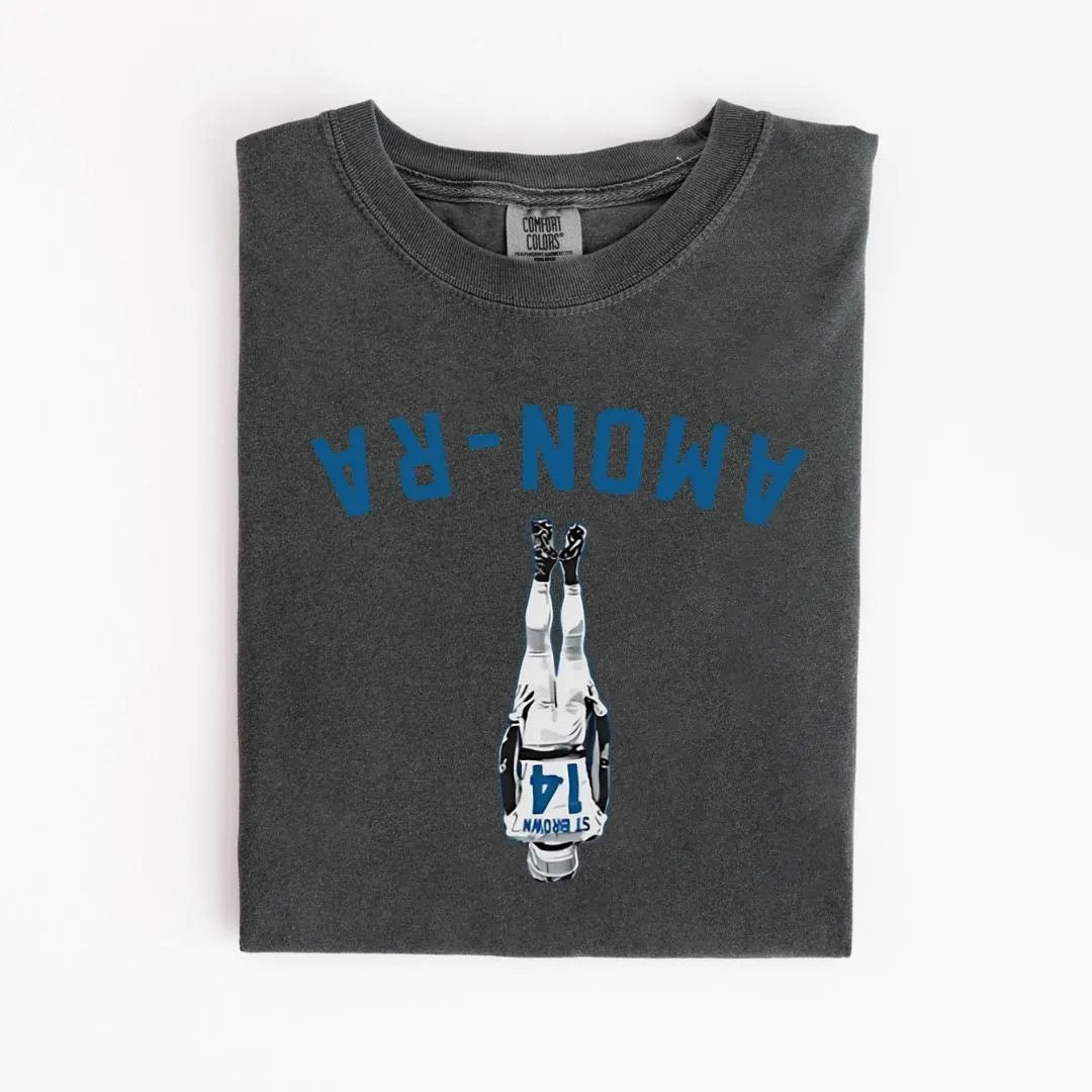 Lions Football Amon-Ra St. Brown Touchdown Shirt | Detroit Football Hoodie