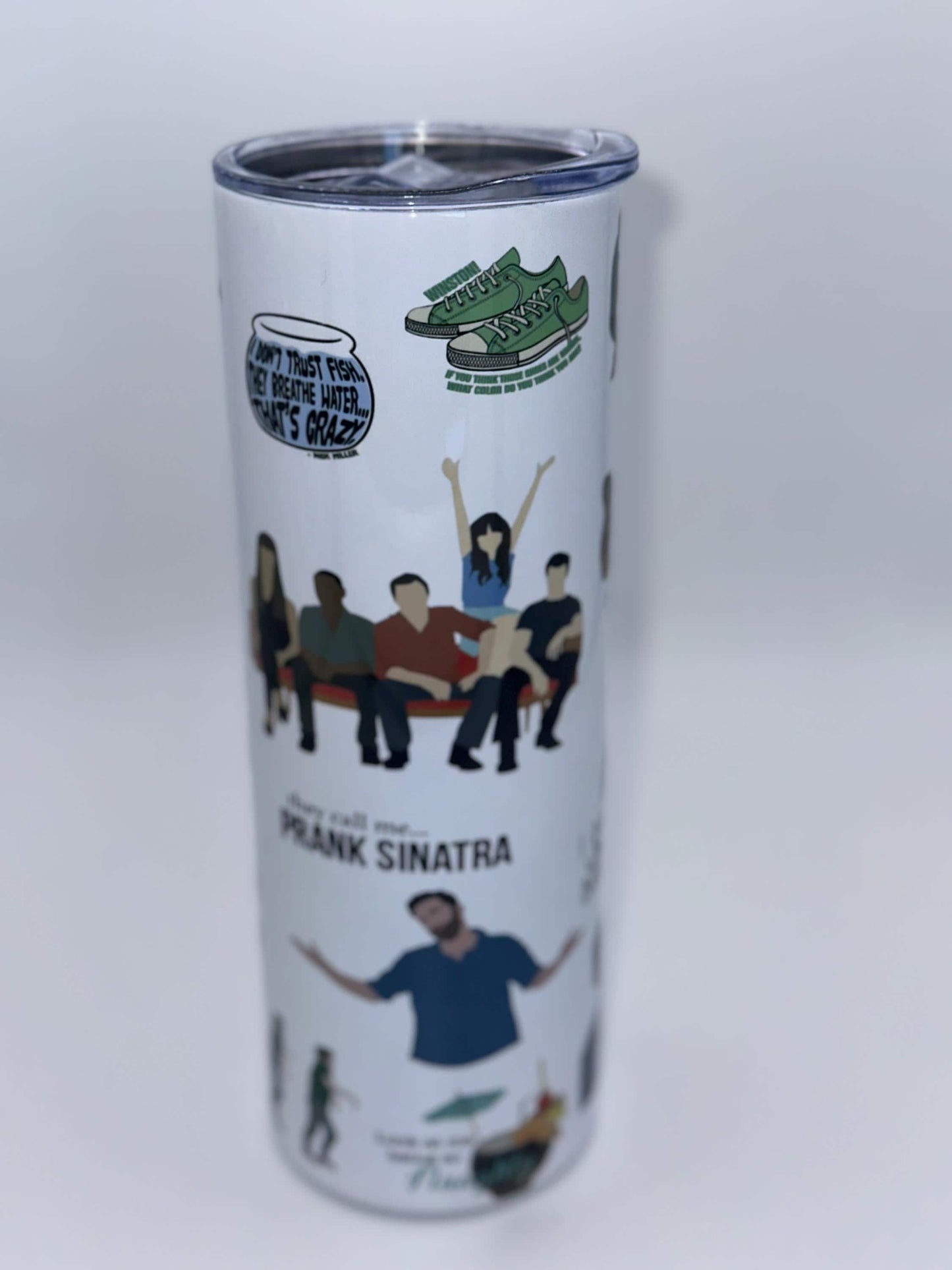 New Girl Best Quotes Tumbler, Skinny Tumbler, New Girl TV Show Mug