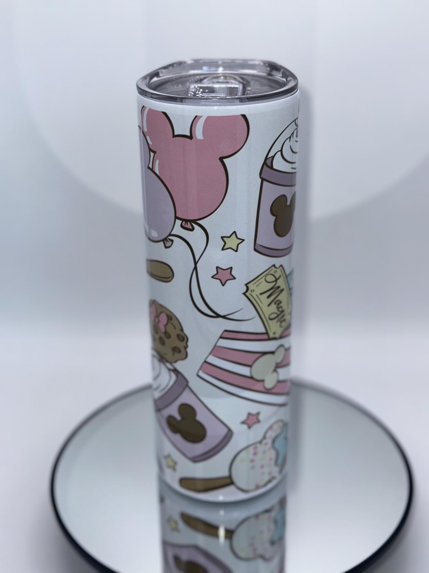 20oz Magical Park Snacks Customized Tumbler, Theme Park Tumbler, Stainless Steel Insulated