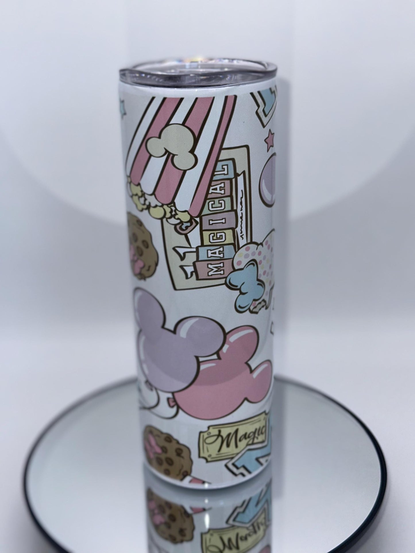 20oz Magical Park Snacks Customized Tumbler, Theme Park Tumbler, Stainless Steel Insulated