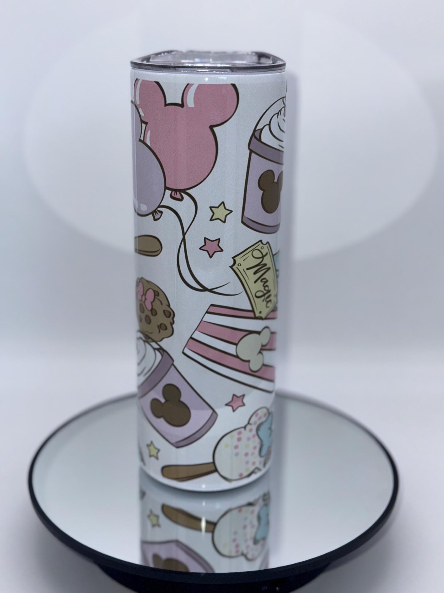 20oz Magical Park Snacks Customized Tumbler, Theme Park Tumbler, Stainless Steel Insulated