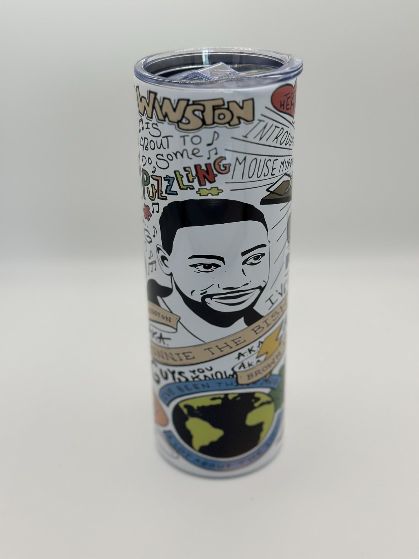 New Girl Winston Best Quotes Tumbler, Skinny Tumbler, New Girl TV Show Mug