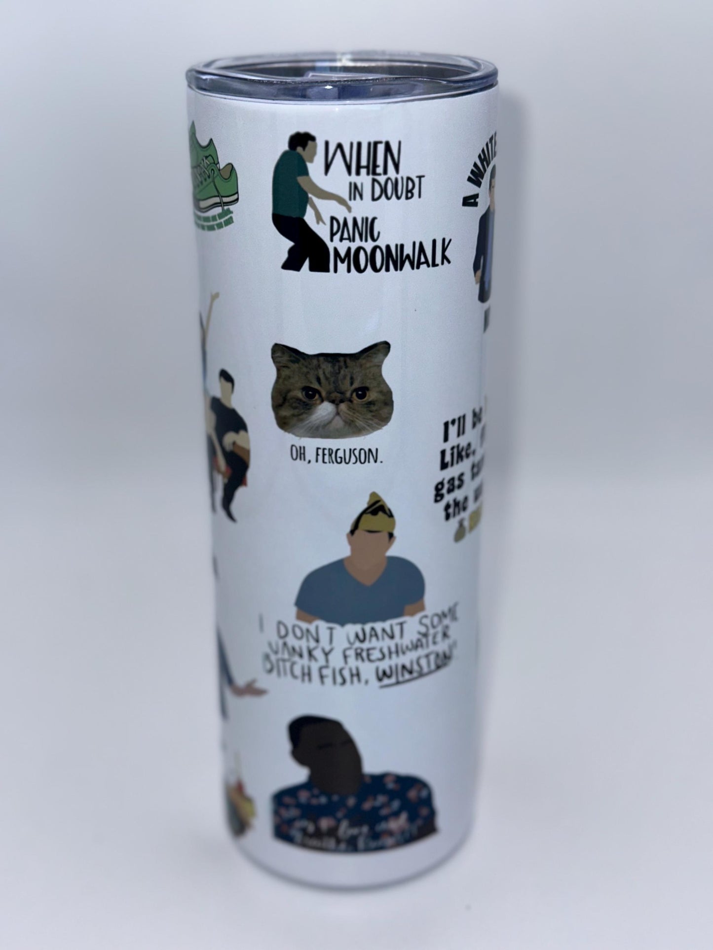 New Girl Best Quotes Tumbler, Skinny Tumbler, New Girl TV Show Mug