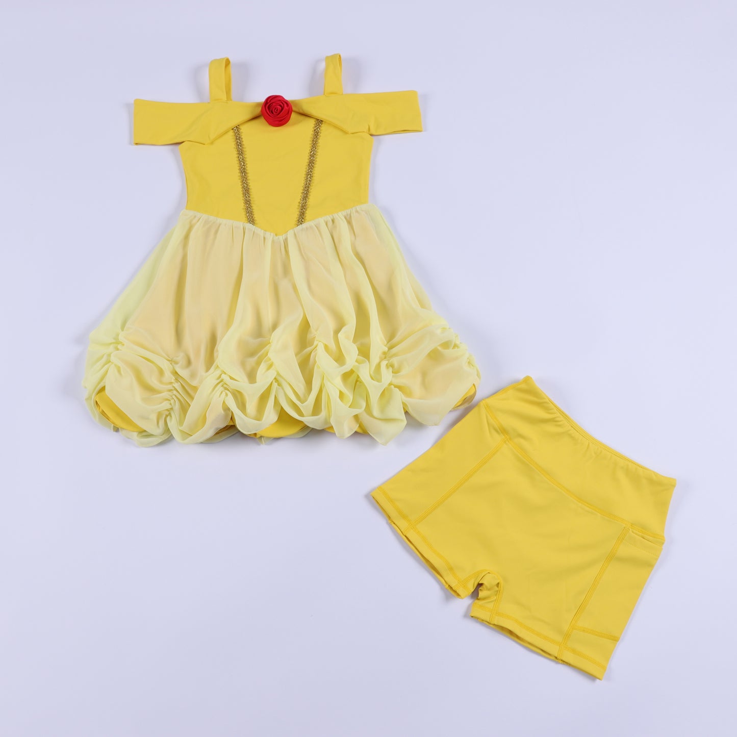 READY TO SHIP Magical Enchanted Rose Princess Mesh Tutu Dress